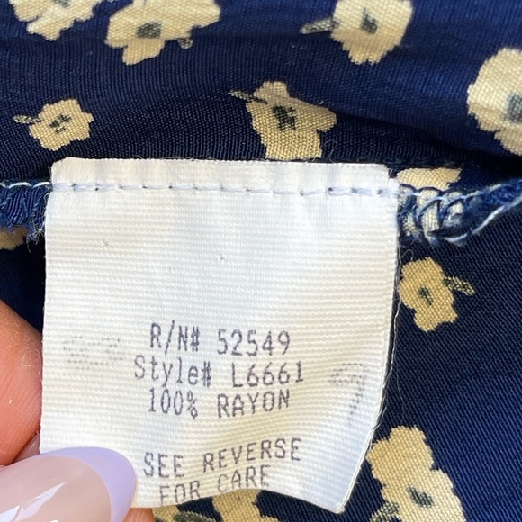 Laundry By Shelli Segal Blue Floral Mini Dress - Picture 11 of 13